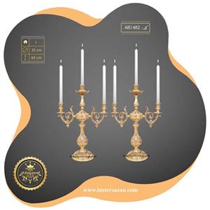 شمعدان رومیزی انگلیسی  SH1622 لوسترسازان – شیک، ساده