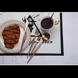 سرویس قاشق و چنگال تیتانیومی انگلیش هوم ترکیه سبز کد 103