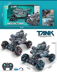 ماشین کنترلی چرخ کپسولی شارژی (تانک)  تیر پرت کن