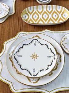 سرویس صبحانه خوری چینی۴۵ پارچه 6نفر برند کاراجا ترکیه