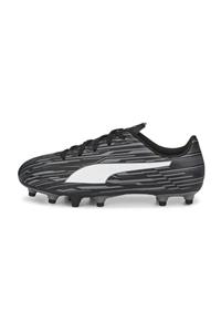 کفش فوتبال اسپرت Rapido III FG/AG Jr Puma Black-Puma Whit – 10657602 – 2068