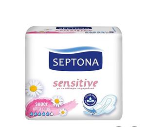 نوار بهداشتی سپتونا  بزرگ قطر نازک ضد حساسیت ه۸تایی