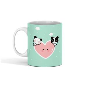 ماگ سرامیکی طرح خرس های قلبی