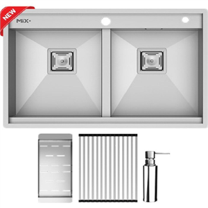 سینک ظرفشویی میکس پلاس مدل D274