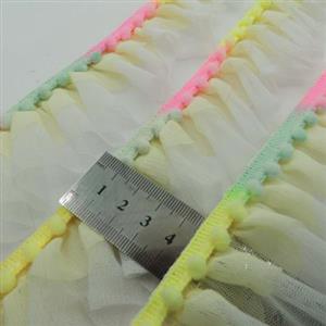 پلیسه پوم پوم ریز رنگی کد 225/88