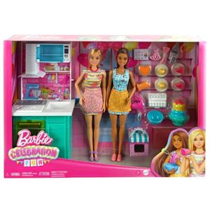 عروسک باربی ست شیرینی و کیک پزی مدل HJY94mat