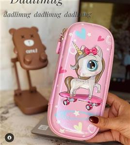 جامدادی یونیکورن چشم باز و بسته کد 3A