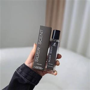 عطر جیبی الحمبرا مدل Silver Scent حجم 35 میلی لیتر