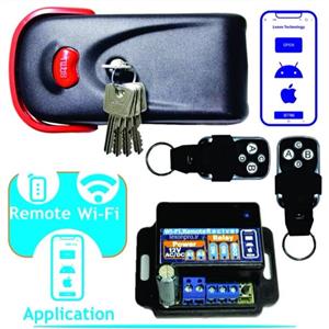 قفل برقی ریموت دار قابل اتصال به تلفن همراه (نرم افزار دار) یوتاب کله گاوی 1093 حیاطی