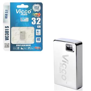 فلش مموری 32  گیگ ویکومن USB 3 مدل vc381s با گارانتی مادام العمر 
