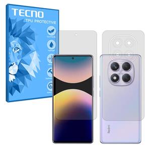 گلس صفحه نمایش و پشت گوشی شیائومی Redmi Note 14 Pro 4G مدل هیدروژلی مات برند تکنو کد SS