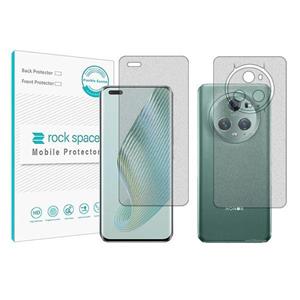 گلس صفحه نمایش و پشت گوشی آنر Magic5 Pro مدل نانو هیدروژل مات برند راک اسپیس