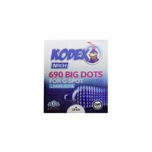 کاندوم خاردار کدکس مدل 690 Bog Dots تعداد 3 عددی