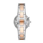 Fossil Q Women's Virginia Two-Tone Stainless Steel Hybrid Smartwatch, Color: Rose Gold-Tone, Silver-Tone (Model: FTW5011)