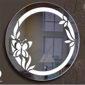 اینه بک لایت پدیده پلاس مدل گل و پروانه