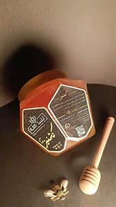 عسل زعفران طبیعی 500 گرمی با امکان مرجوعی محصول عسل با زعفران نها ارزان عسل  آزمایش شده باقیمت مناسب عسل با تخفیف ارزان