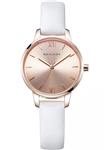 Nice Fashion Elegant Rose Gold Ladies Watch, Swiss Brand Leather Band Waterproof Rose Gold White/Beige/Black Dress Watch for Women on Sale Clearance