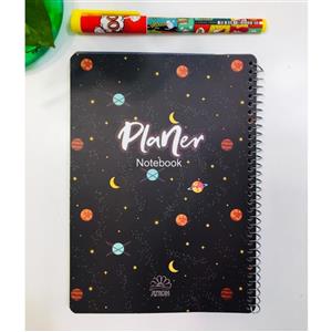دفتر پلنر روزانه طرح کهکشان کلاسیک