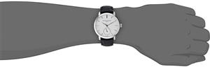 Frederique Constant Men's FC710S4S6 Slim Line Analog Display Swiss Automatic Black Watch