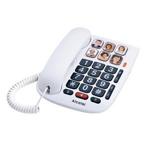 تلفن رومیزی / دیواری آلکاتل رنگ سفید مدل TMAX10 تلفن آلکاتل مدل TMAX 10