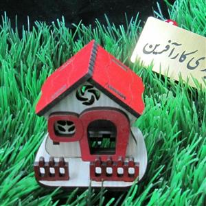 کلبه نرده دار ماکت مجتبیمجتبی ماکت تزیینی تراریوم دیش گاردن استاپ موشن کد 202