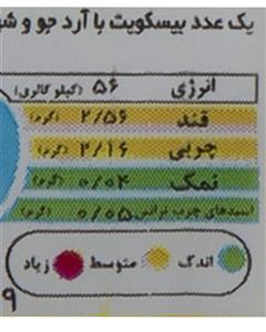 بیسکویت ساقه طلایی با آرد جو و شهد توت مینو 190 گرمی 