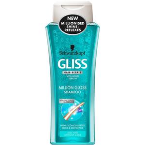 شامپو براق و ترمیم کننده مو گلیس 250 ml Gliss Repair Million Gloss Shampoo 250ml