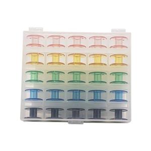 ماسوره چرخ خیاطی مدل omd-5 با دوام بالا بسته 25 عددی جنس پلاستیک