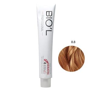 رنگ مو بیول سری CHOCOLATE شماره 8.8 حجم 100 میلی لیتر رنگ بلوند شکلاتی روشن