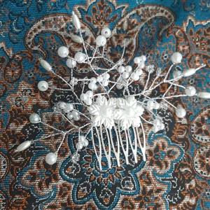 سنجاق سر گیره مو ریسه تاج عروس تاج ژله ای