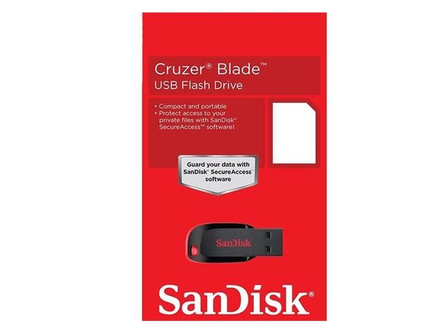 SanDisk Cruzer Blade CZ50 USB 2.0 Flash Memory - 32GB