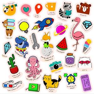 استیکر کاغک مدل پلنر 