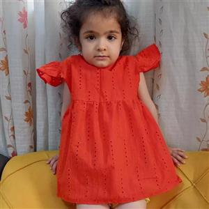 پیرهن سوزن دوزی دخترانه