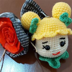 عروسک بافتنی اویز