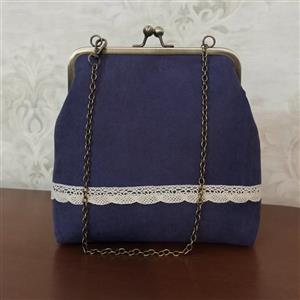 کیف مخمل کبریتی ریز