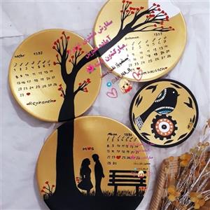 نمونه کارخودم  نمایی نزدیک از ست مشکی طلایی تولد عاشقانه\nیه یادگاری به یادموندنی واسه عزیزانتون