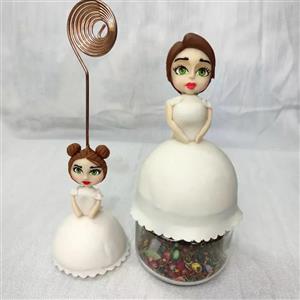 ست اسپند دود کن مدل عروسکی سفید 