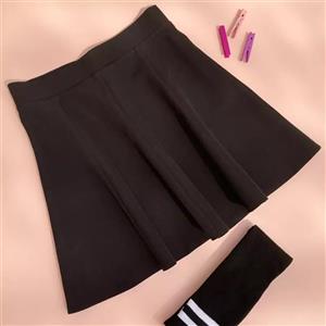 دامن کوتاه دخترانه مدل مشکی ساده