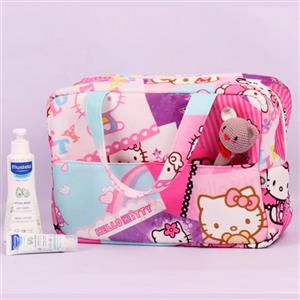 ساک بیمارستانی نوزاد برند mamifandogh طرح کیتی