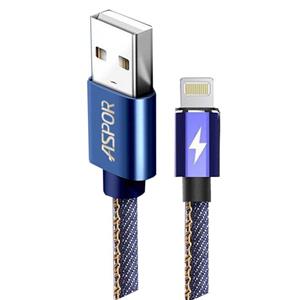 کابل تبدیل USB به لایتنینگ اسپور مدل A126 طول متر 