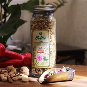 گرانولا 5 مغز 530 گرمی گل محمدی(تولید خانگی)