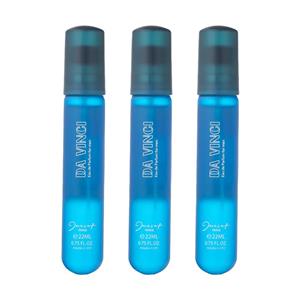 عطر جیبی مردانه ژک ساف مدل Da Vinci حجم 22 میلی لیتر بسته 3 عددی