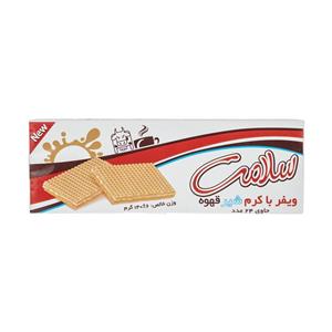 ویفر با کرم شیر قهوه سلامت مقدار 140 گرم Salamat Coffee Milk Wafer gr 