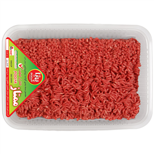 گوشت چرخ کرده مخلوط گوساله و گوسفند پویا پروتئین وزن 1 کیلوگرم Pooya Protein Mix Mince Meat 1kg
