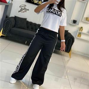 ست تیشرت و شلوار بگ زنانه