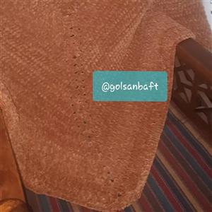 رودوشی قلاب بافی سه گوش مخملی