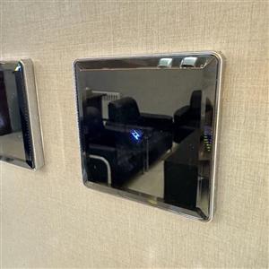 کلید تک پل لمسی(مشکی)