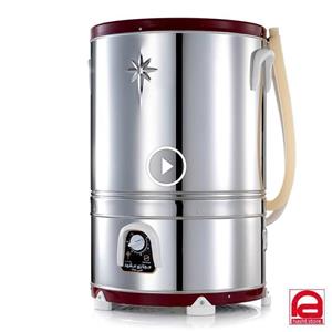 پتوشور 30 کیلویی حجازی مشهد کد H-302 سری 6400 موتور مسی، سنسوردار، بدنه استیل، پتوشور دو نفره