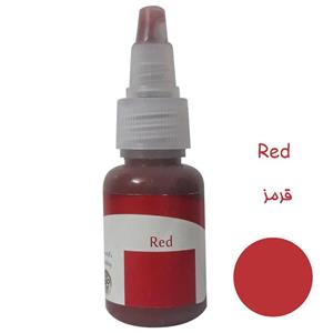 رنگ تاتو پایه آب INJECTION رنگ Red قرمز 