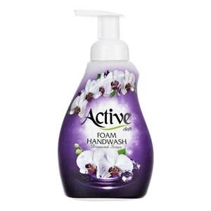 مایع دستشویی اکتیو فوم دیاموند بنفش 500 گرمی